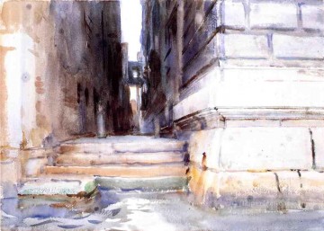 Base of a Palace2 John Singer Sargent Oil Paintings